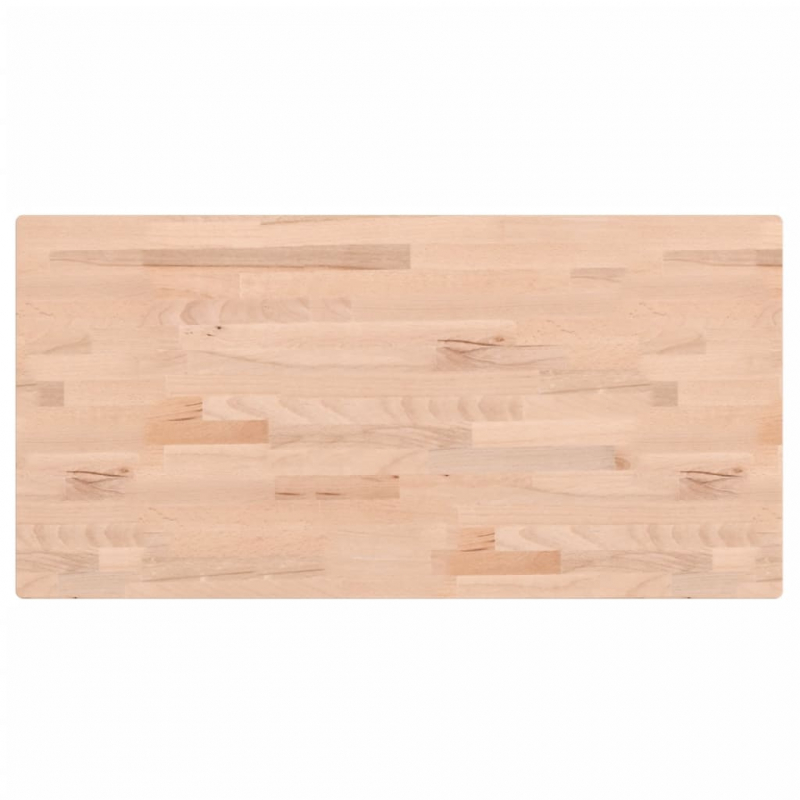 Waschtischplatte 80x40x1,5 cm Massivholz Buche