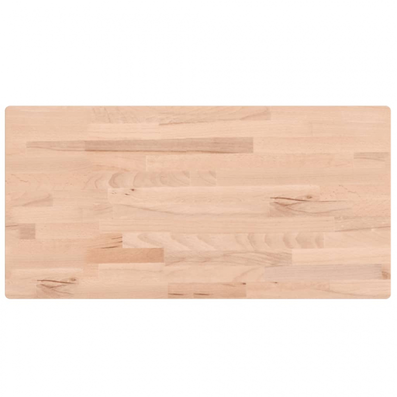 Waschtischplatte 100x50x1,5 cm Massivholz Buche