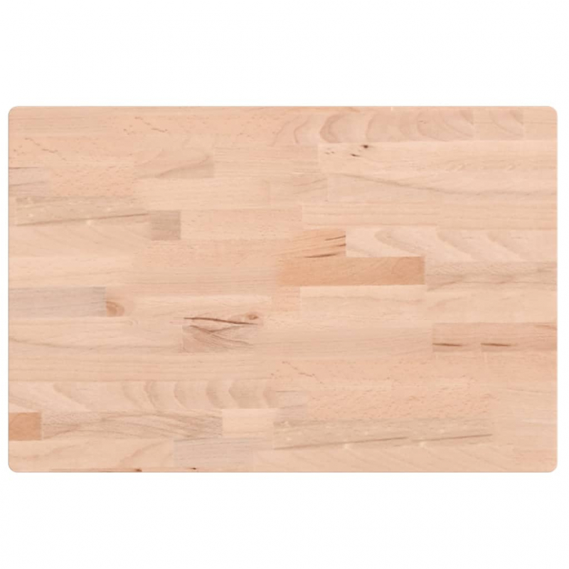 Waschtischplatte 60x40x2,5 cm Massivholz Buche