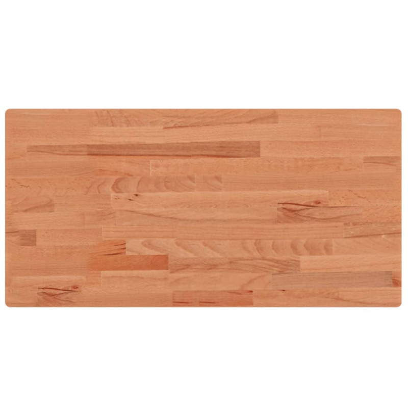 Waschtischplatte 100x50x1,5 cm Massivholz Buche