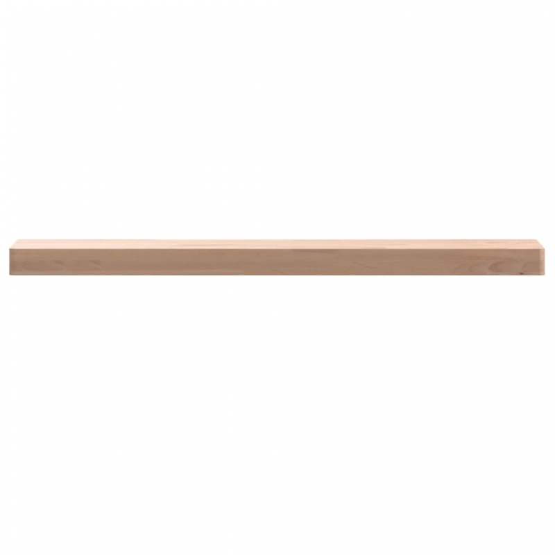 Wandregal 80x20x4 cm Massivholz Buche