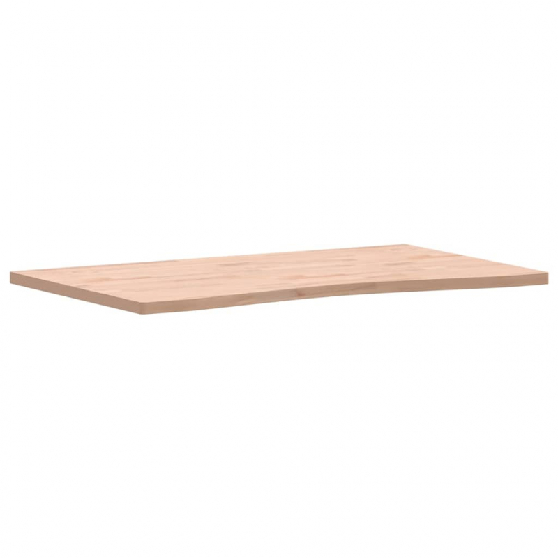 Schreibtischplatte 100x(55-60)x2,5 cm Massivholz Buche