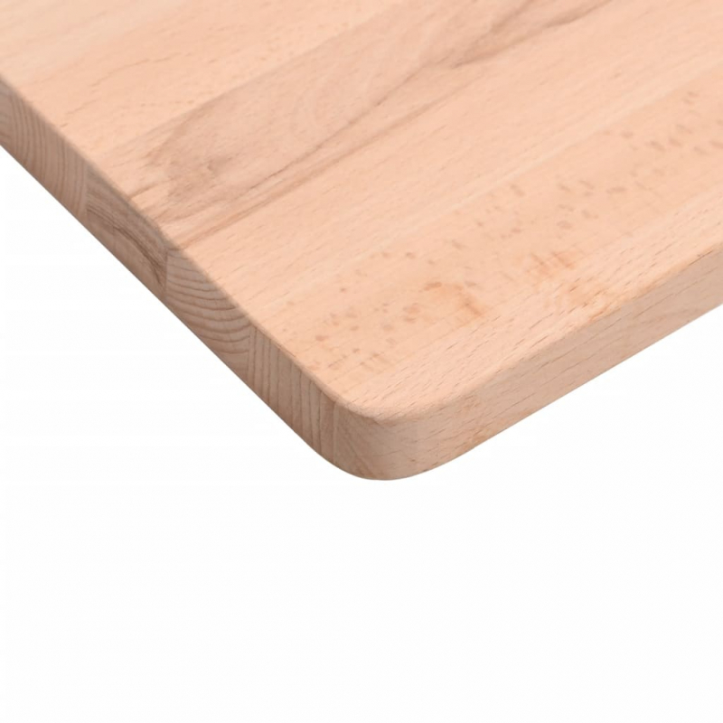 Schreibtischplatte 100x(45-50)x4 cm Massivholz Buche