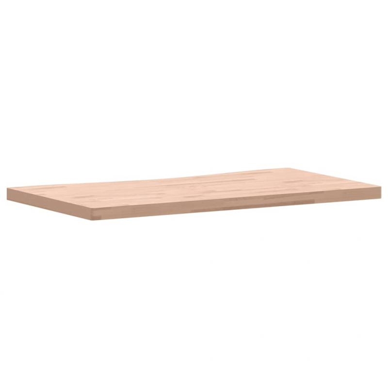 Schreibtischplatte 110x(55-60)x4 cm Massivholz Buche