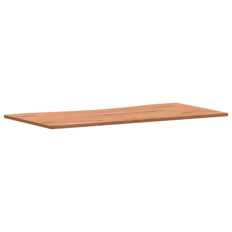 Schreibtischplatte 100x(45-50)x1,5 cm Massivholz Buche
