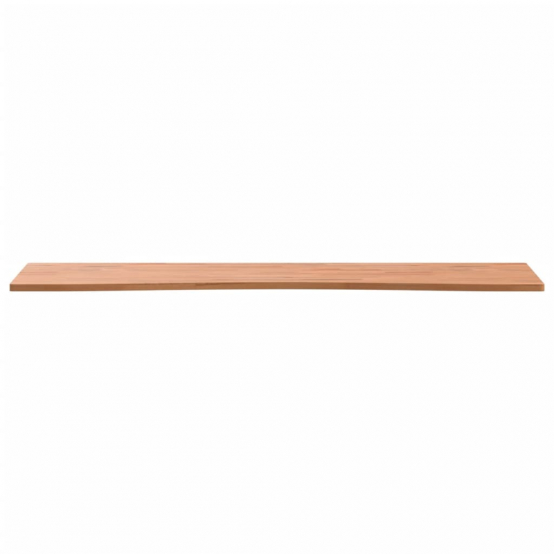 Schreibtischplatte 110x(55-60)x1,5 cm Massivholz Buche