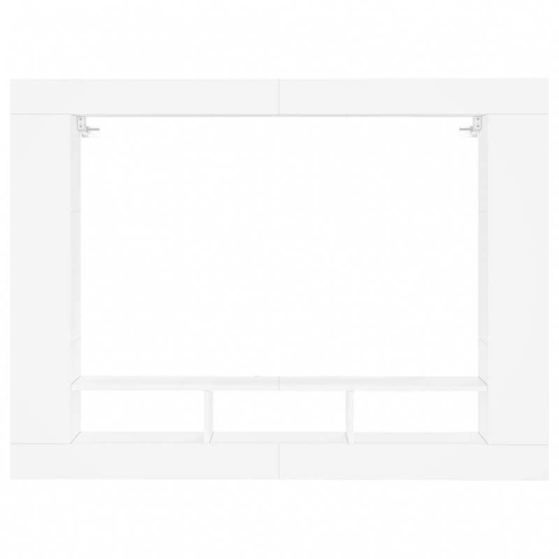 TV-Schrank Weiß 152x22x113 cm Holzwerkstoff