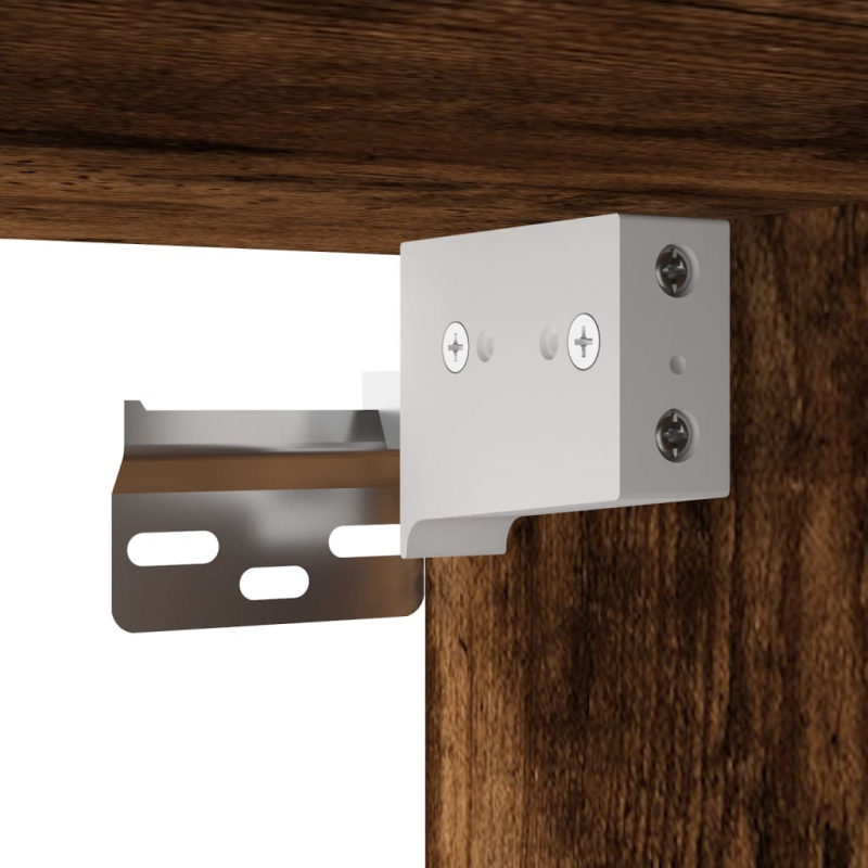 TV-Schrank Räuchereiche 152x22x113 cm Holzwerkstoff