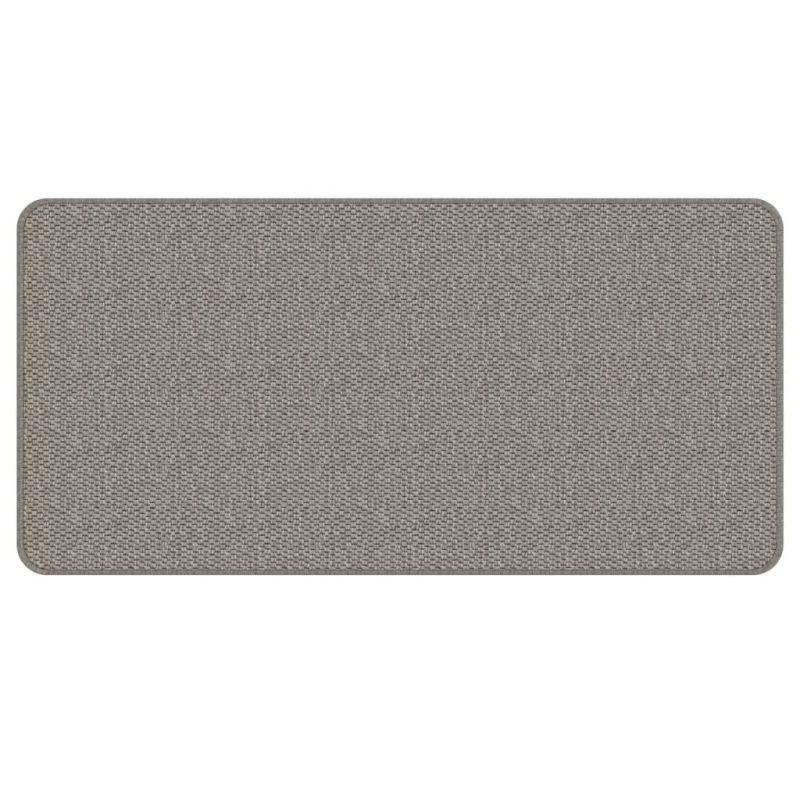 Teppichläufer Sisal-Optik Silbern 50x100 cm