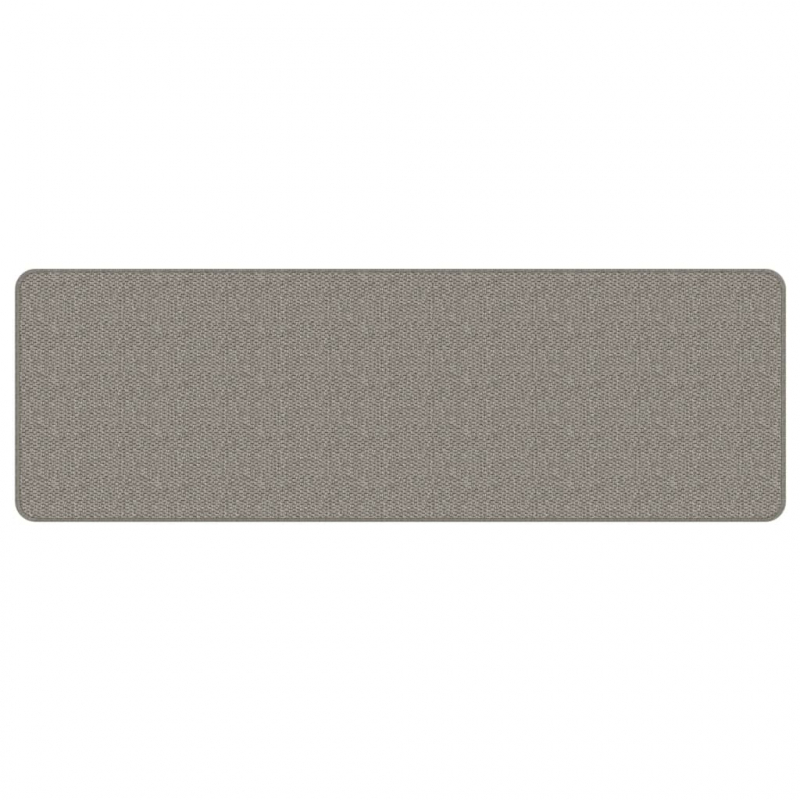 Teppichläufer Sisal-Optik Silbern 50x150 cm