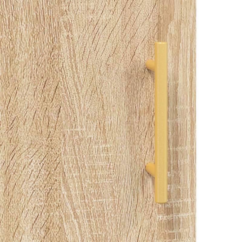 Highboard Sonoma-Eiche 69,5x34x180 cm Holzwerkstoff