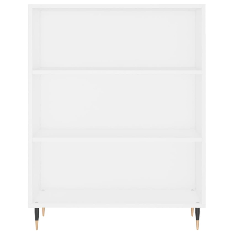 Highboard Weiß 69,5x32,5x180 cm Holzwerkstoff