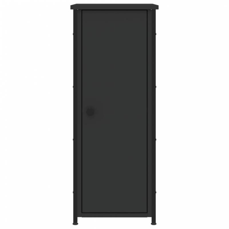Nachttische 2 Stk. Schwarz 32x42x80 cm Holzwerkstoff