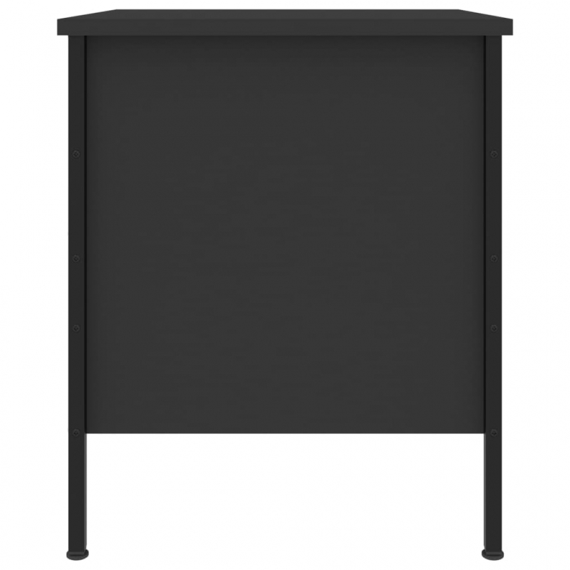 Nachttische 2 Stk. Schwarz 40x42x50 cm Holzwerkstoff