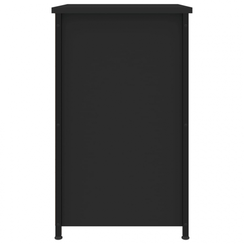 Nachttische 2 Stk. Schwarz 40x36x60 cm Holzwerkstoff