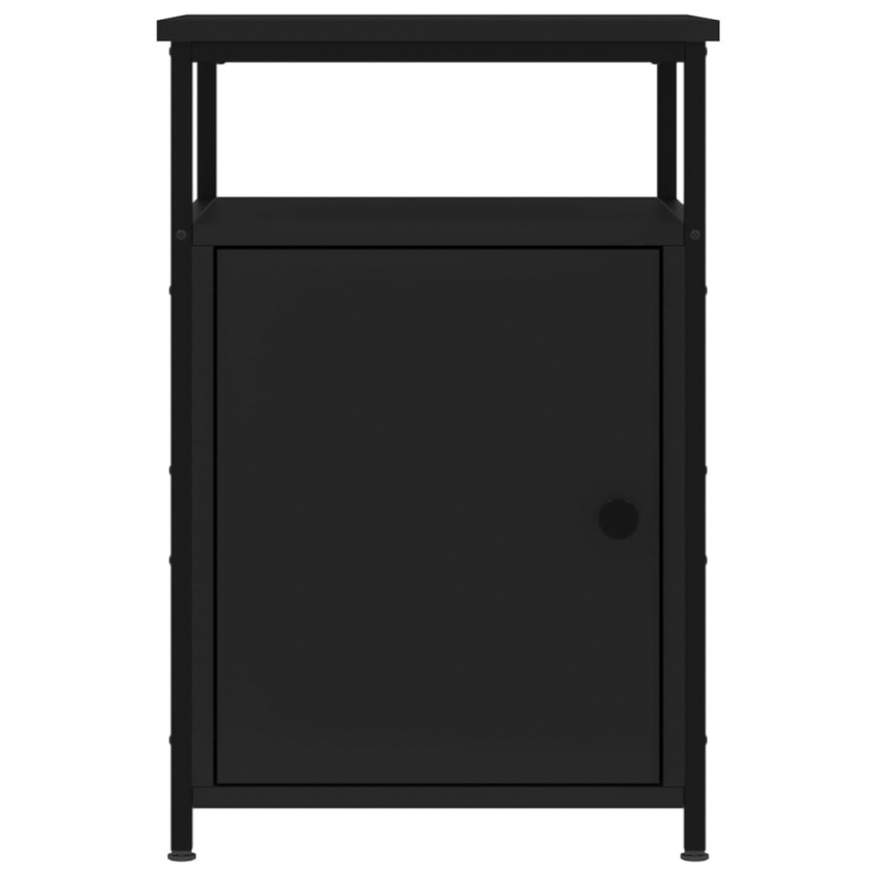 Nachttische 2 Stk. Schwarz 40x42x60 cm Holzwerkstoff