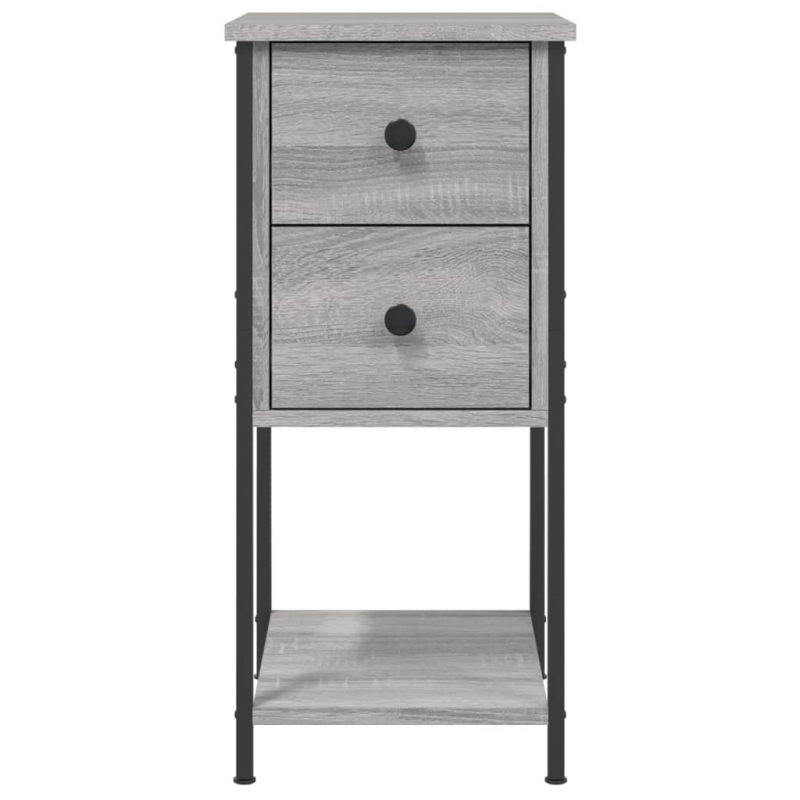 Nachttisch Grau Sonoma 32x42x70 cm Holzwerkstoff