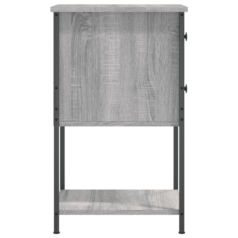 Nachttisch Grau Sonoma 32x42x70 cm Holzwerkstoff