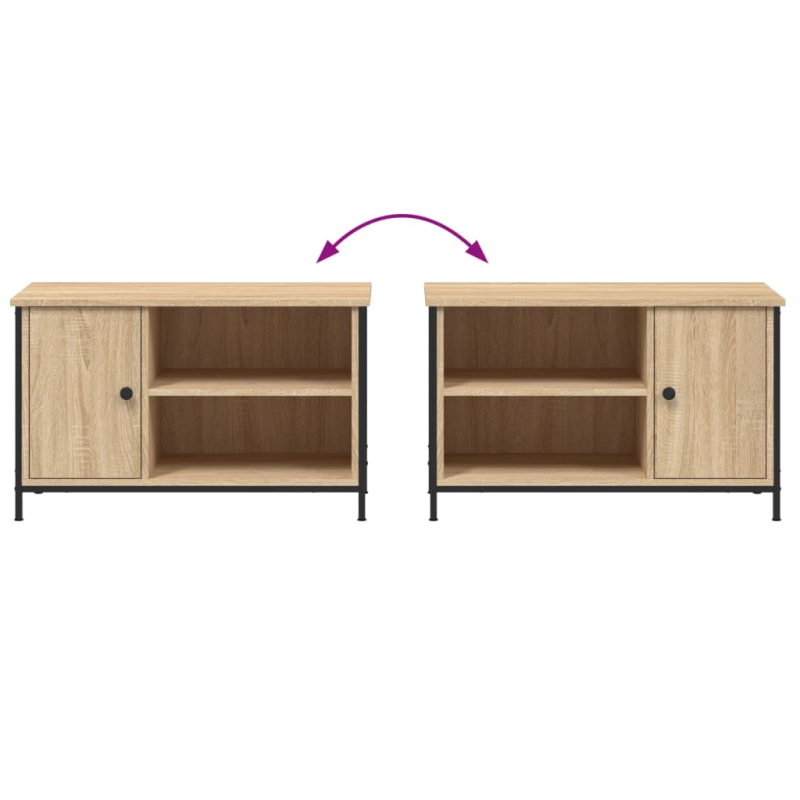 TV-Schrank Sonoma-Eiche 80x40x50 cm Holzwerkstoff