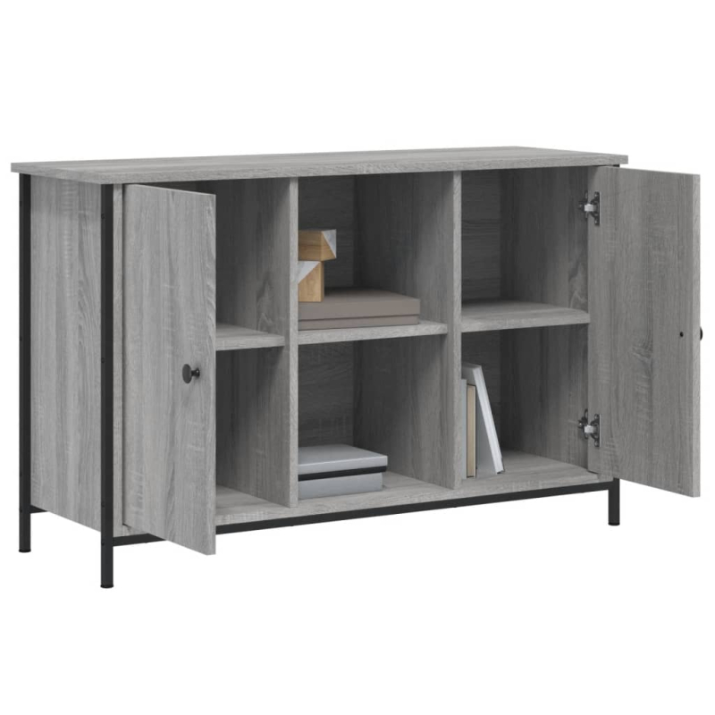 TV-Schrank Grau Sonoma-Eiche 100x35x65 cm Holzwerkstoff