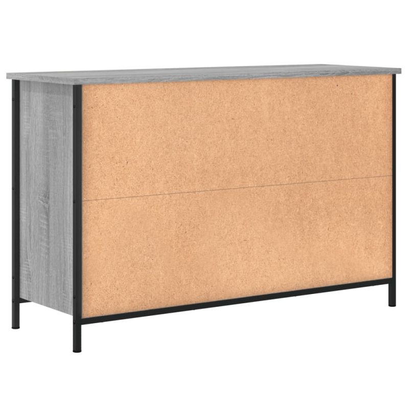 TV-Schrank Grau Sonoma-Eiche 100x35x65 cm Holzwerkstoff