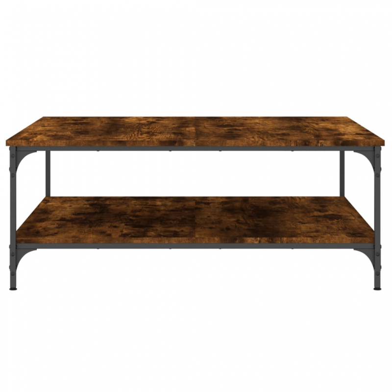 Couchtisch Räuchereiche 100x100x40 cm Holzwerkstoff