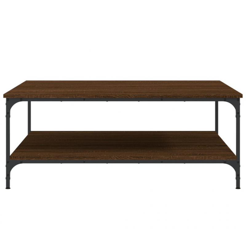 Couchtisch Braun Eichen-Optik 100x100x40 cm Holzwerkstoff