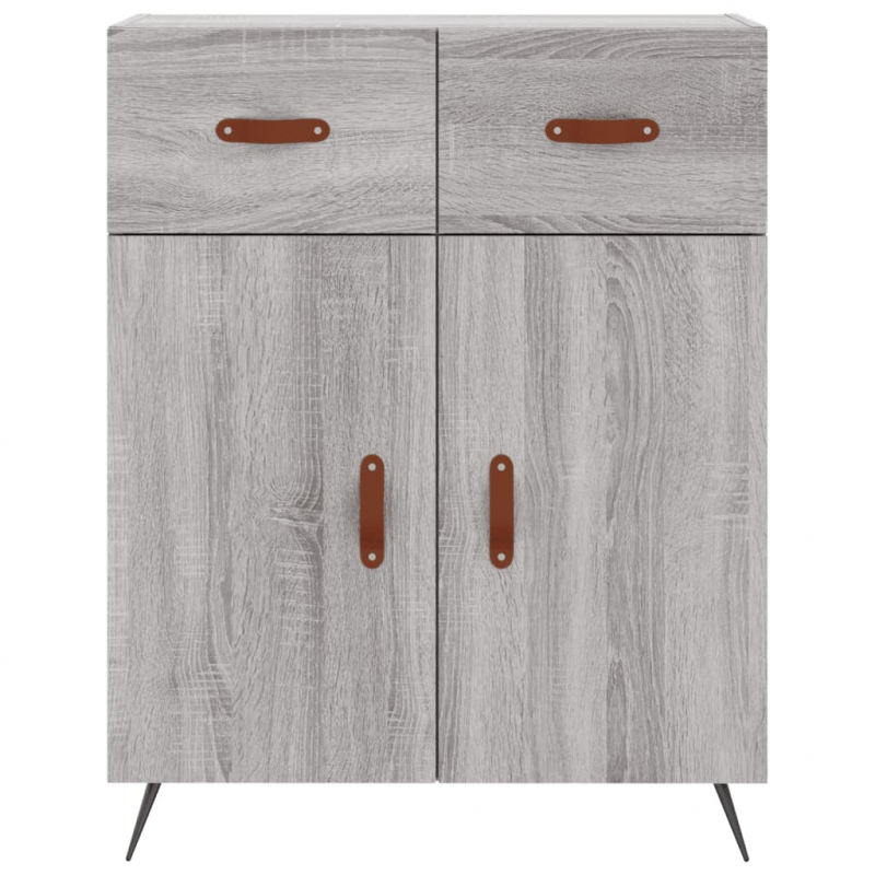 Sideboard Grau Sonoma 69,5x34x90 cm Holzwerkstoff