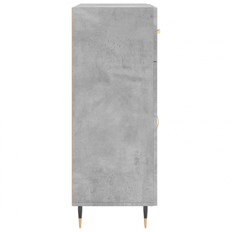Sideboard Betongrau 69,5x34x90 cm Holzwerkstoff