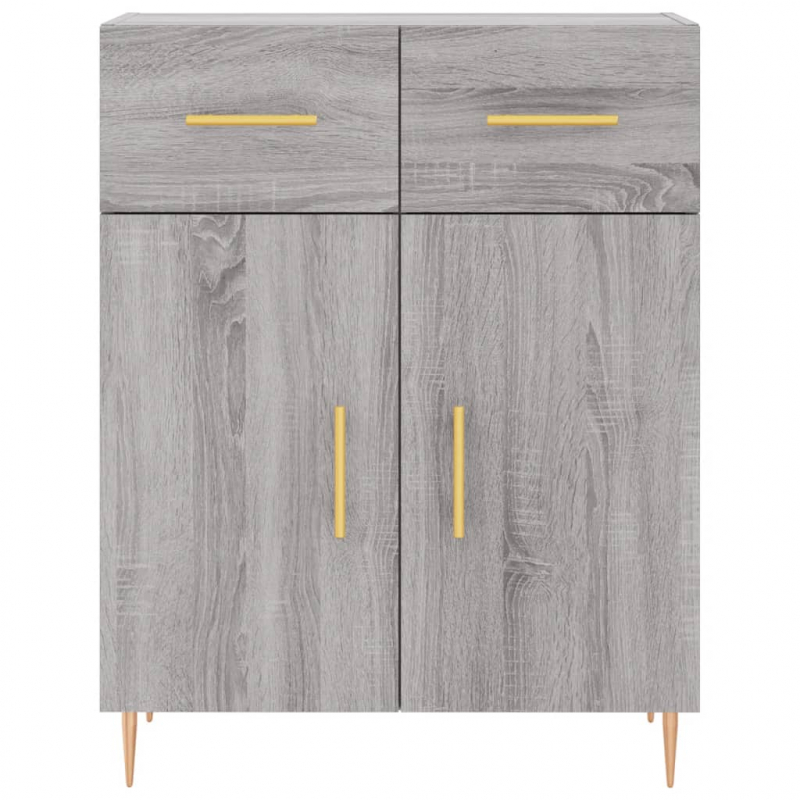 Sideboard Grau Sonoma 69,5x34x90 cm Holzwerkstoff