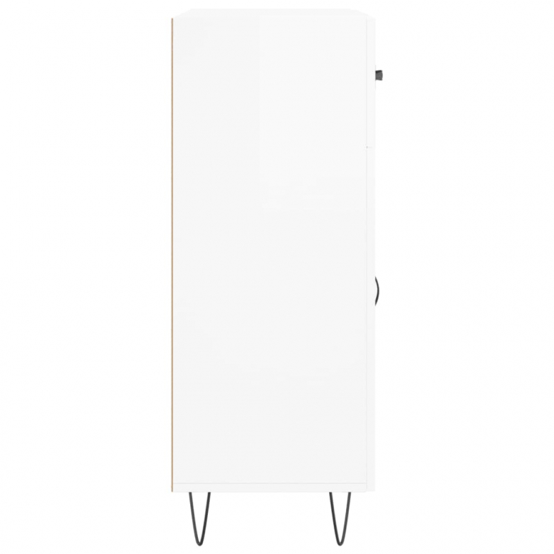 Sideboard Weiß 69,5x34x90 cm Holzwerkstoff