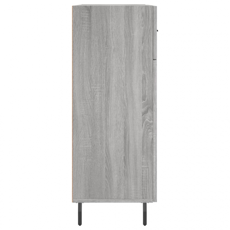Sideboard Grau Sonoma 69,5x34x90 cm Holzwerkstoff
