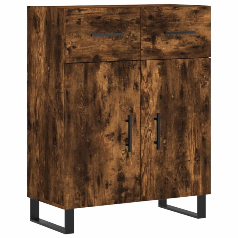 Sideboard Räuchereiche 69,5x34x90 cm Holzwerkstoff