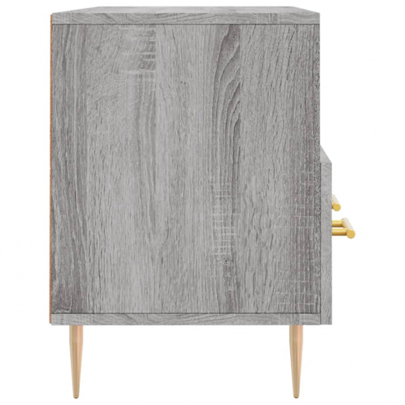 TV-Schrank Grau Sonoma 102x36x50 cm Holzwerkstoff