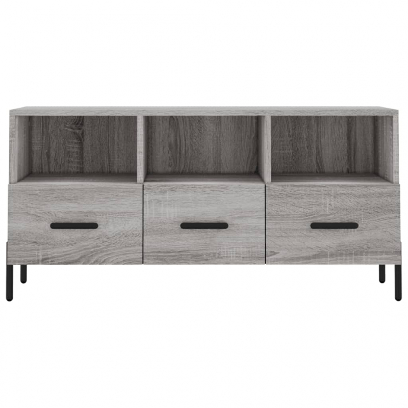 TV-Schrank Grau Sonoma 102x36x50 cm Holzwerkstoff