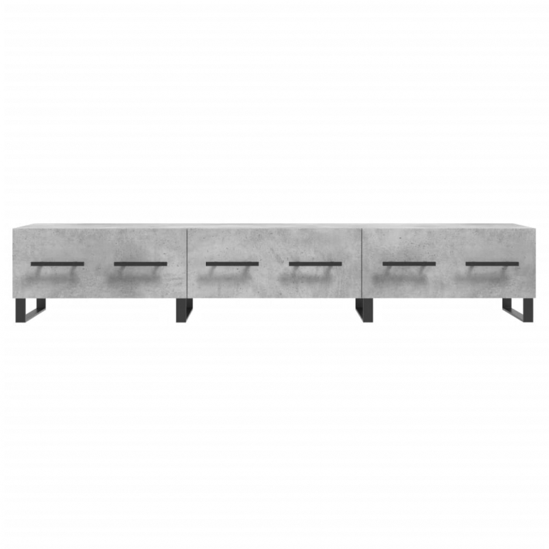 TV-Schrank Betongrau 150x36x30 cm Holzwerkstoff