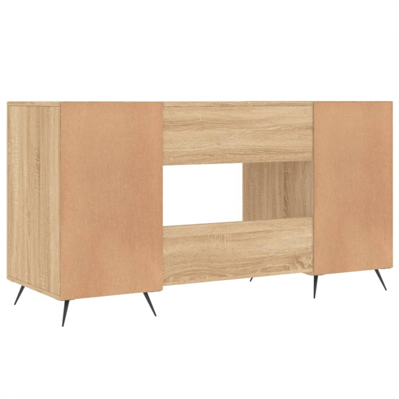 Schreibtisch Sonoma-Eiche 140x50x75 cm Holzwerkstoff