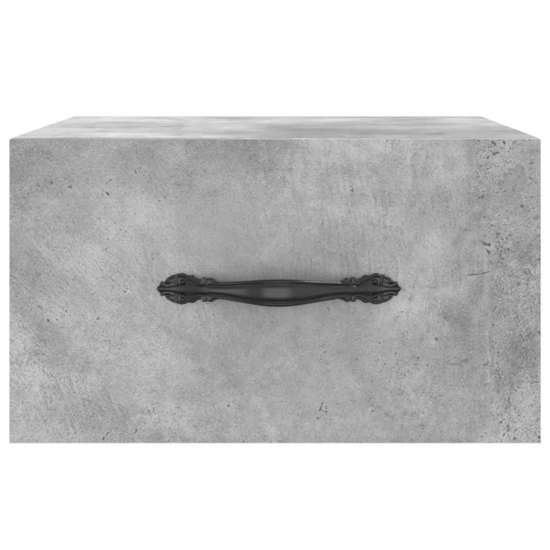 Wand-Nachttisch Betongrau 35x35x20 cm