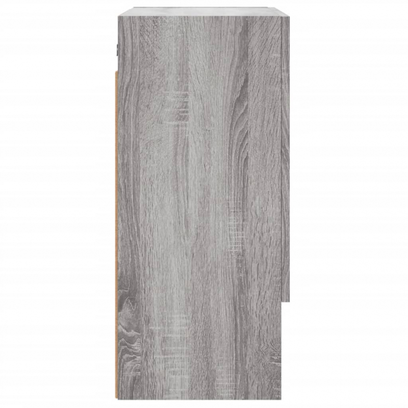 Wandschrank Grau Sonoma 60x31x70 cm Holzwerkstoff