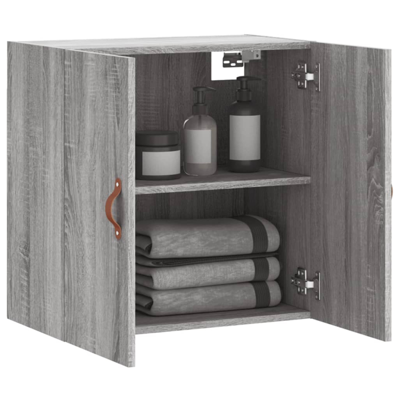 Wandschrank Grau Sonoma 60x31x60 cm Holzwerkstoff