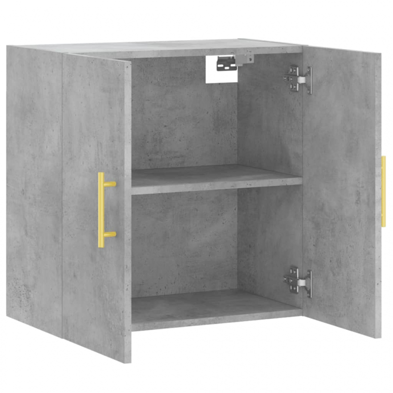 Wandschrank Betongrau 60x31x60 cm Holzwerkstoff