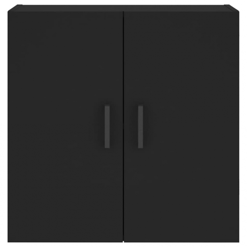 Wandschrank Schwarz 60x31x60 cm Holzwerkstoff