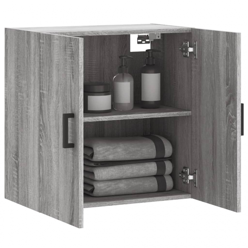 Wandschrank Grau Sonoma 60x31x60 cm Holzwerkstoff