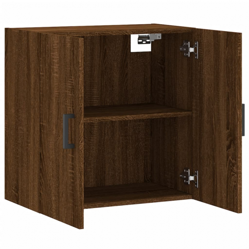 Wandschrank Braun Eichen-Optik 60x31x60 cm Holzwerkstoff