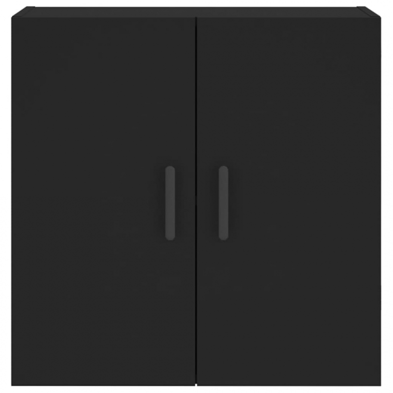 Wandschrank Schwarz 60x31x60 cm Holzwerkstoff