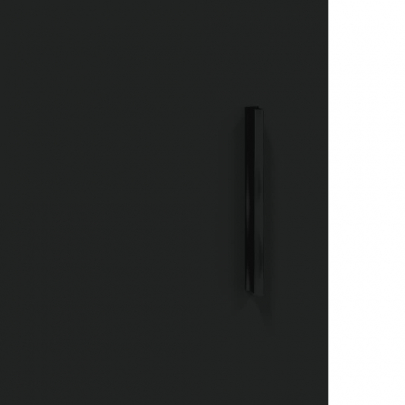 Wandschrank Schwarz 60x31x60 cm Holzwerkstoff