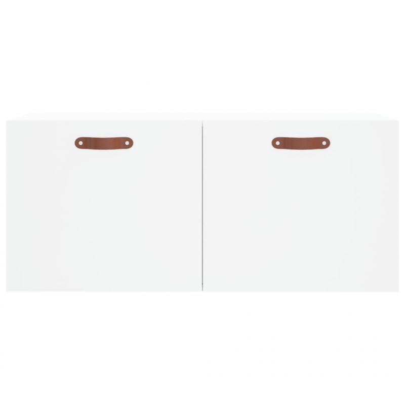 Wandschrank Weiß 80x36,5x35 cm Holzwerkstoff
