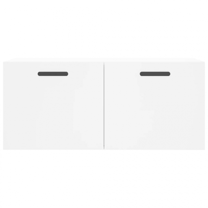 Wandschrank Weiß 80x36,5x35 cm Holzwerkstoff