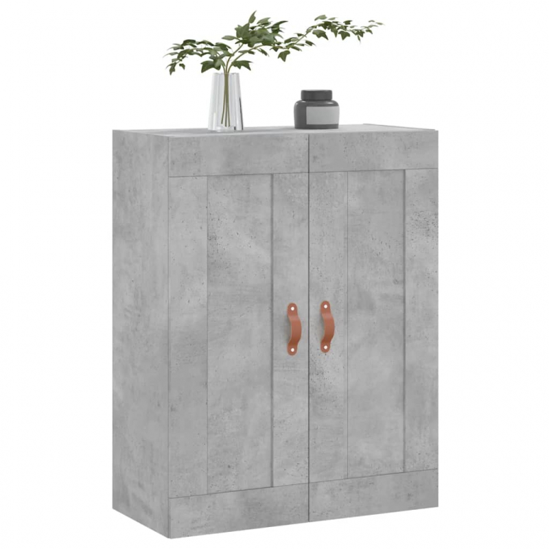 Wandschrank Betongrau 69,5x34x90 cm Holzwerkstoff
