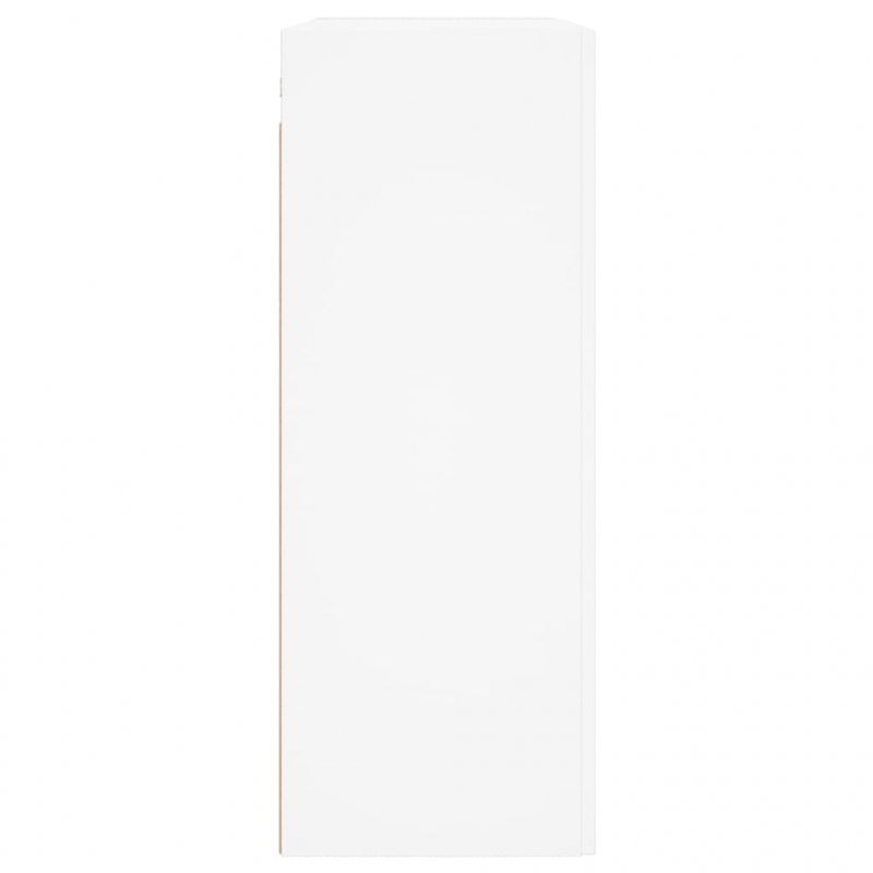 Wandschrank Weiß 69,5x34x90 cm Holzwerkstoff